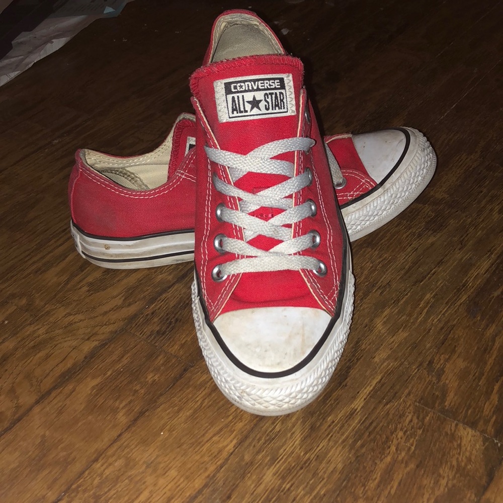 Red Converse All Star Shoes